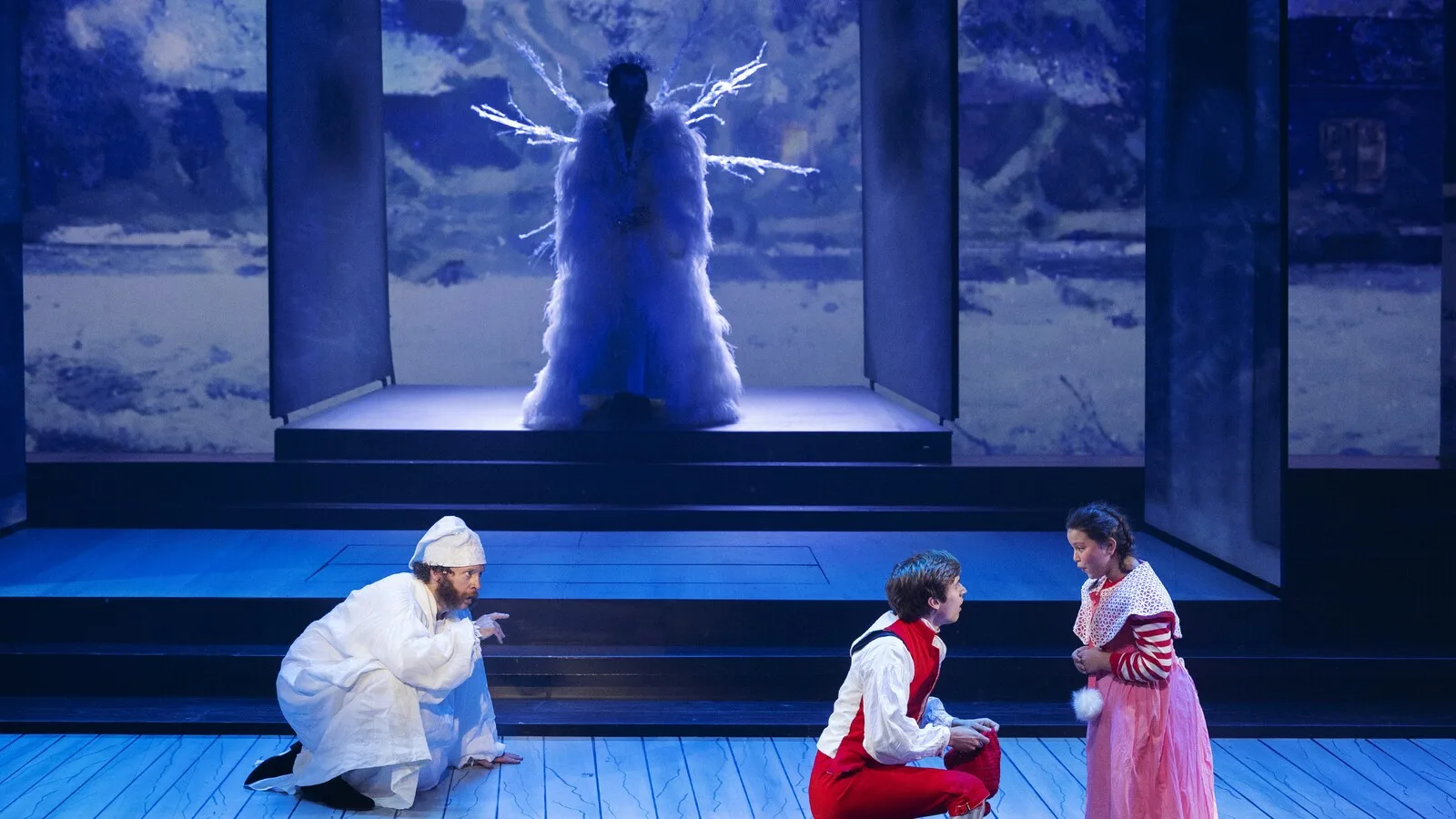 Jax on stage in Arizona Theatre Company's Scrooge